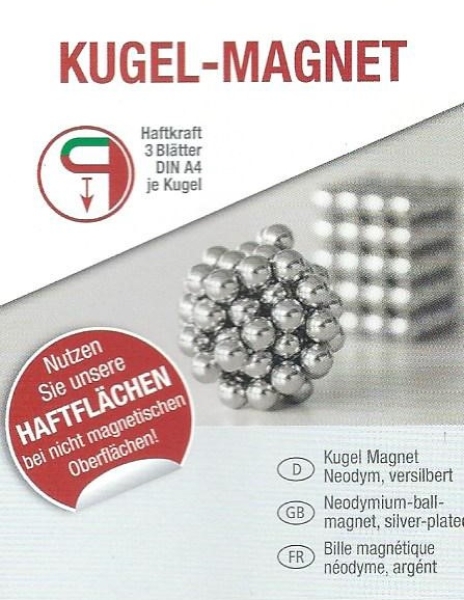 Neodymkugel / 60 Stück pro Einheit / Set mit 20 Einheiten / Sonderpreis